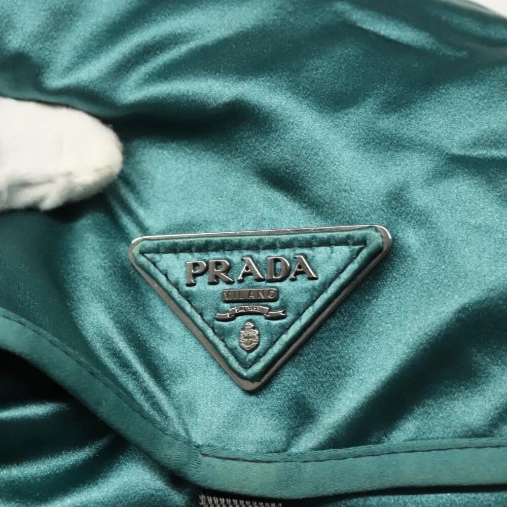 PRADA Backpack Satin Blue Auth - Picture 11 of 15